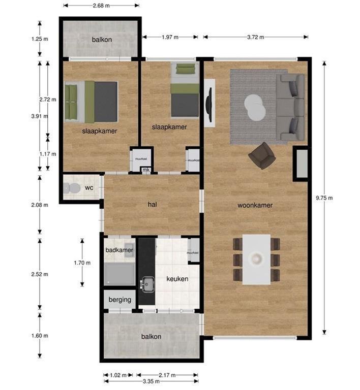 appartement Nassaulaan Maastricht - Afbeelding 2
