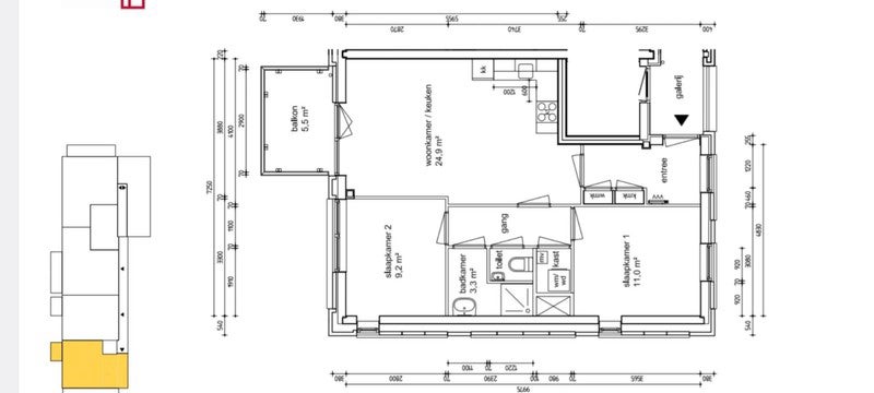 appartement Nieuwe Osdorpergracht Amsterdam - Afbeelding 2