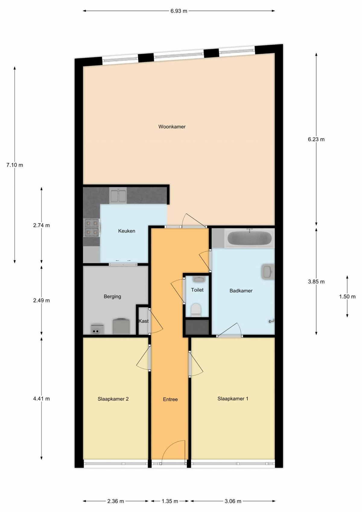 appartement Nieuwe Prinsenkade Breda - Afbeelding 5