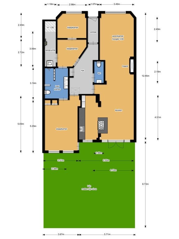 appartement Okeghemstraat Amsterdam - Afbeelding 3