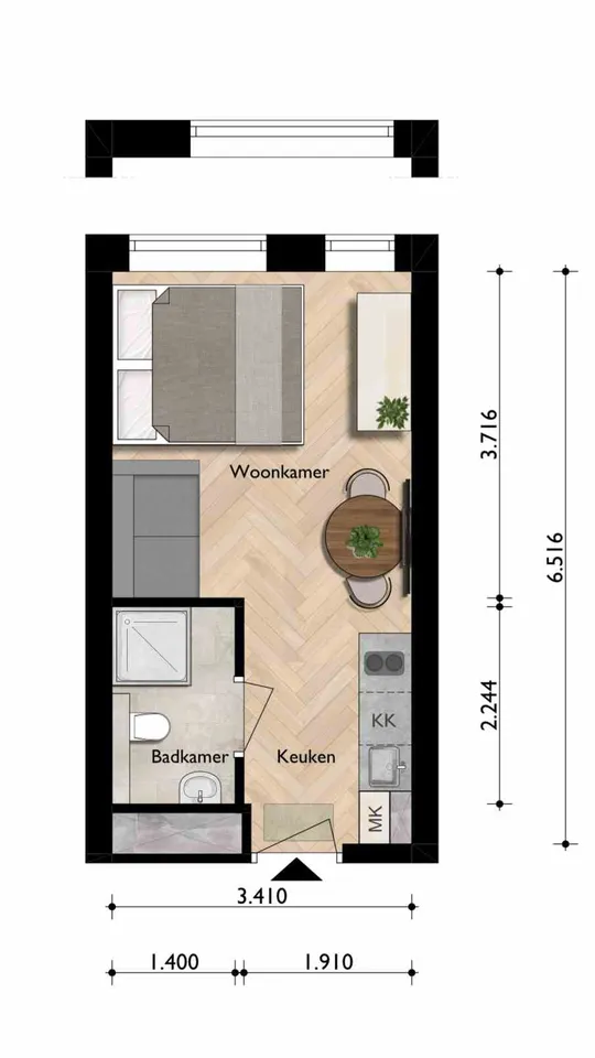 appartement Olympiapad Maastricht - Afbeelding 3
