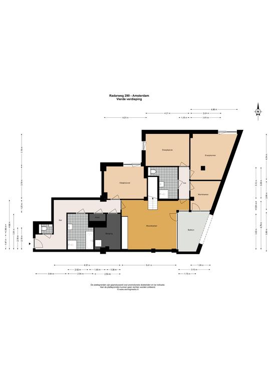 appartement Radarweg Amsterdam - Afbeelding 4