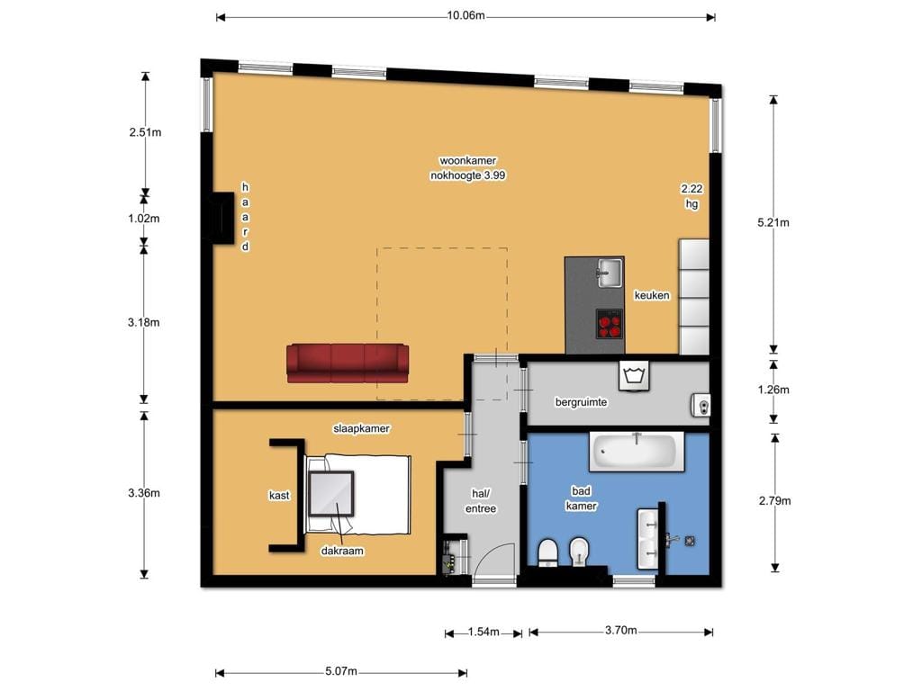 appartement Rokin Amsterdam - Afbeelding 2