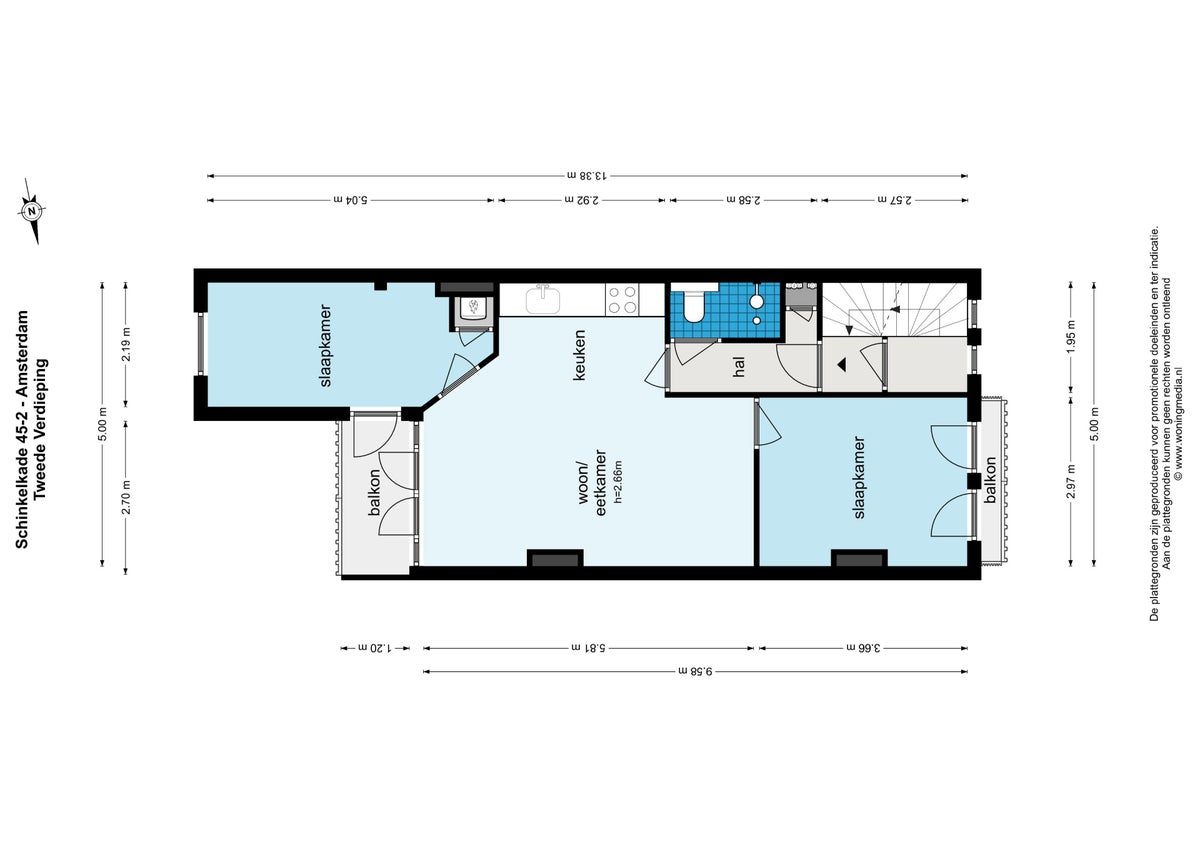 appartement Schinkelkade Amsterdam - Afbeelding 2