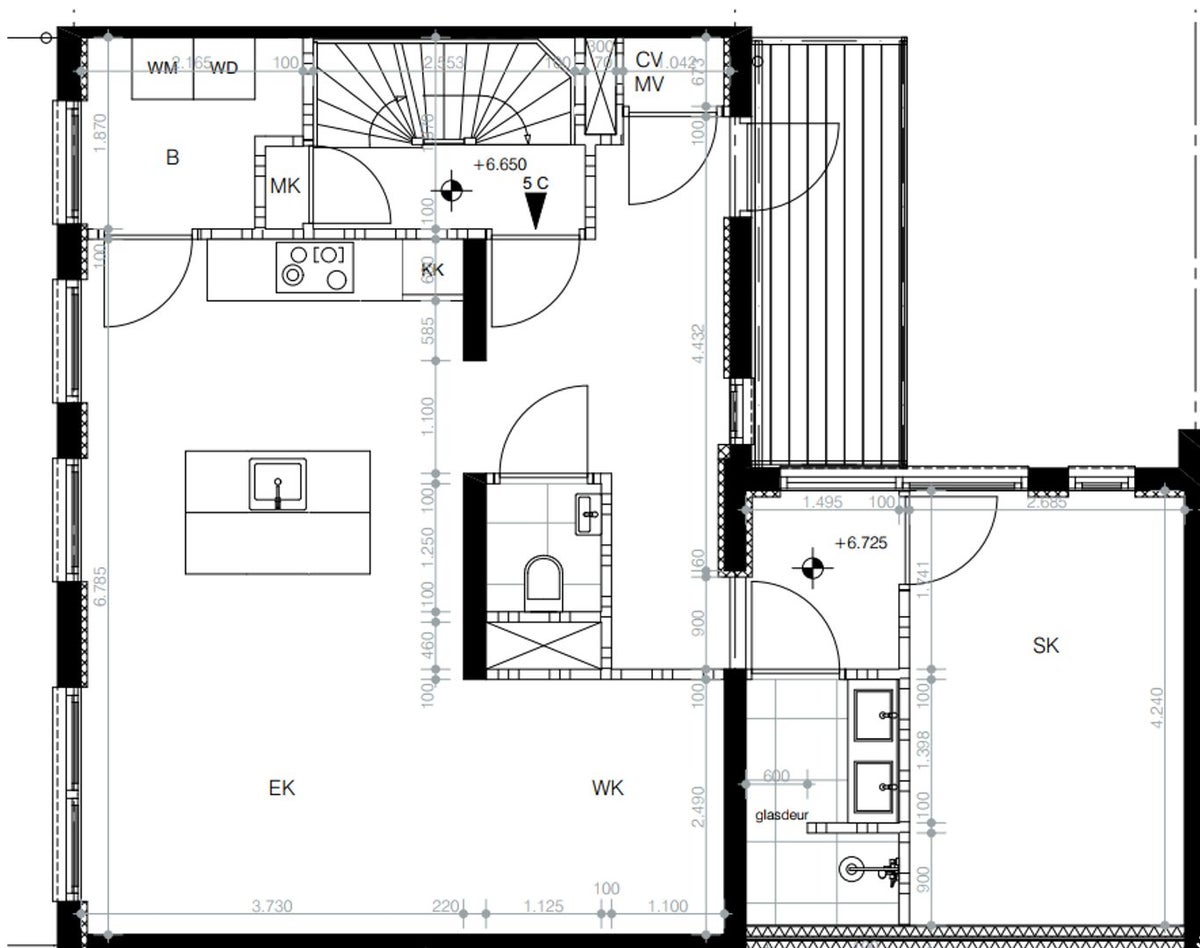 appartement Schuttersstraat Rotterdam - Afbeelding 2