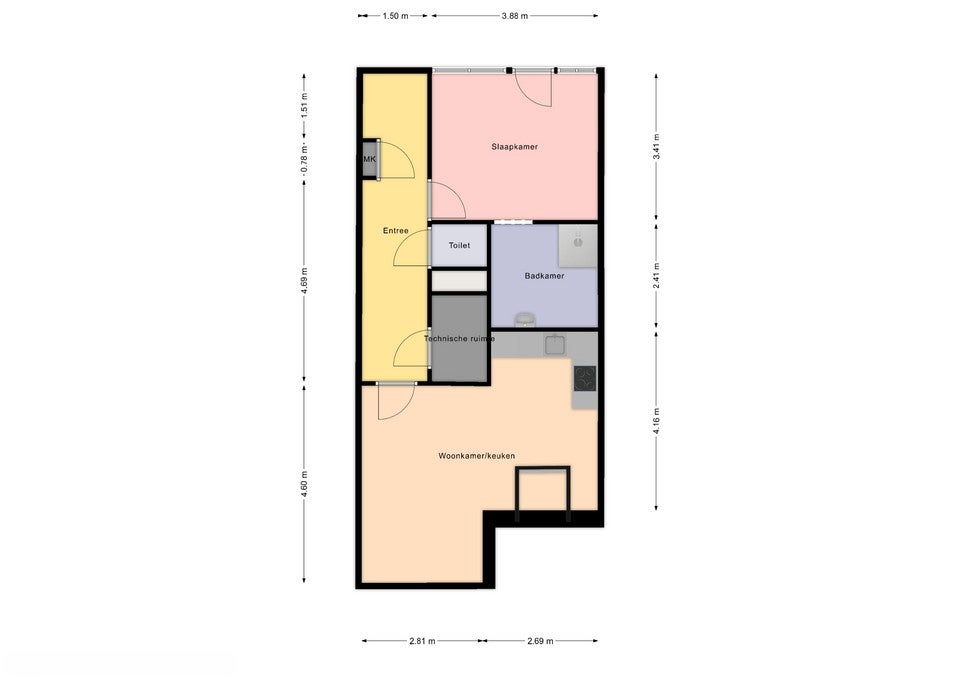 appartement Secr. van Rooijstraat Vught - Afbeelding 3