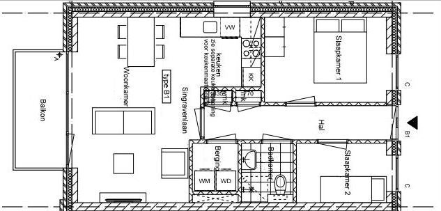 appartement Singravenlaan Arnhem - Afbeelding 2