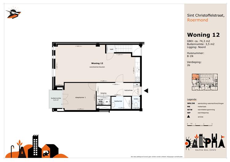 appartement Sint Christoffelstraat Roermond - Afbeelding 3