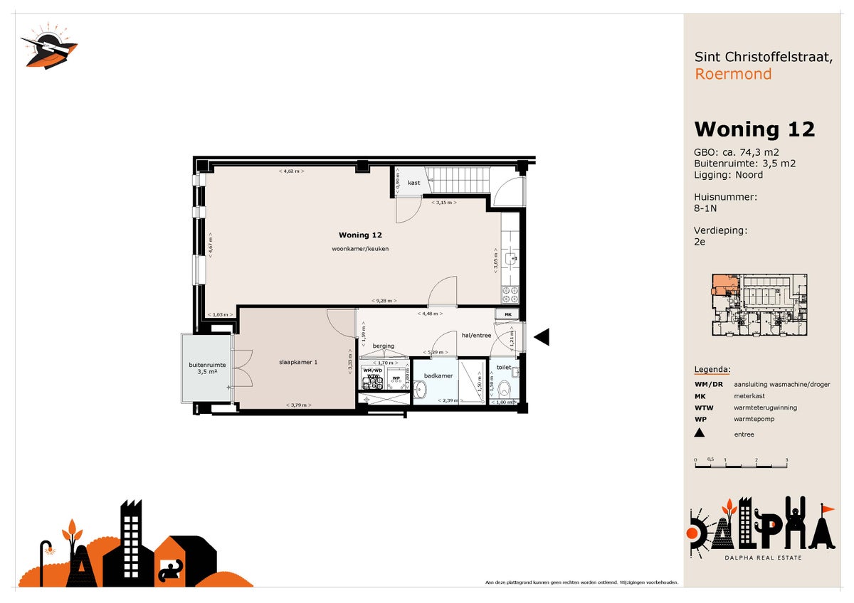 appartement Sint Christoffelstraat Roermond - Afbeelding 3