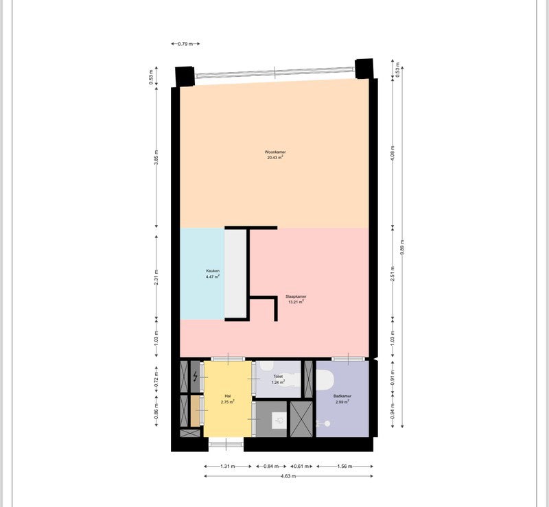 appartement Spadinalaan Amsterdam - Afbeelding 4