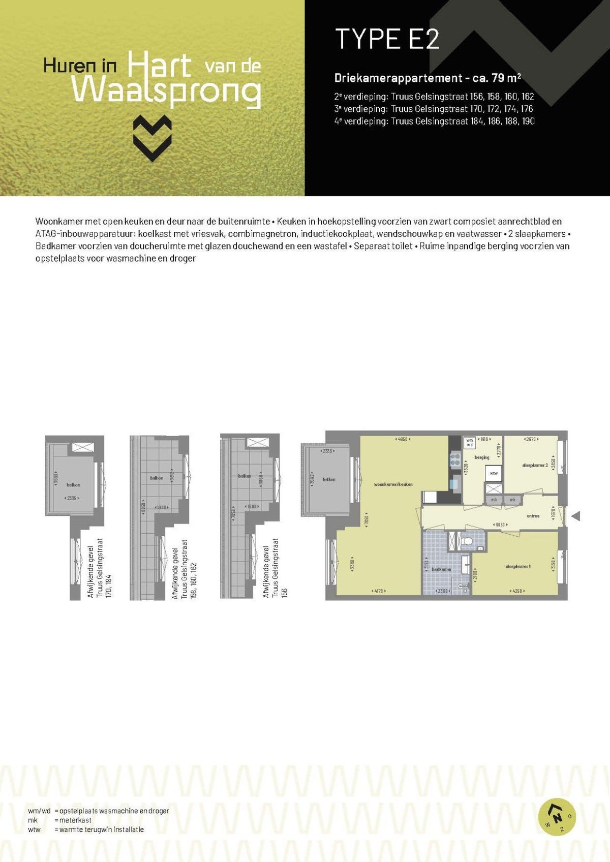 appartement Truus Gelsingstraat Lent - Afbeelding 2