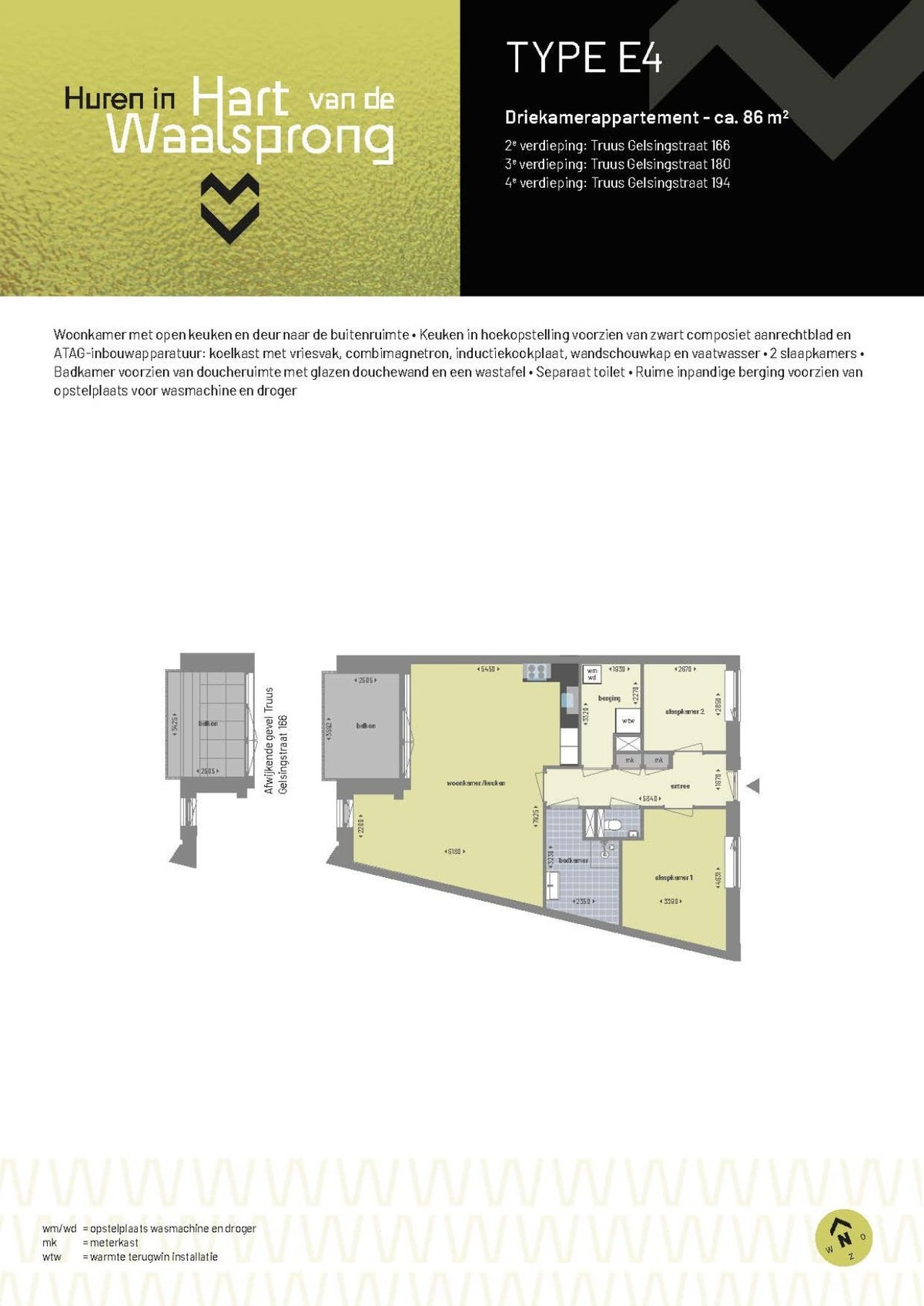 appartement Truus Gelsingstraat Lent - Afbeelding 2