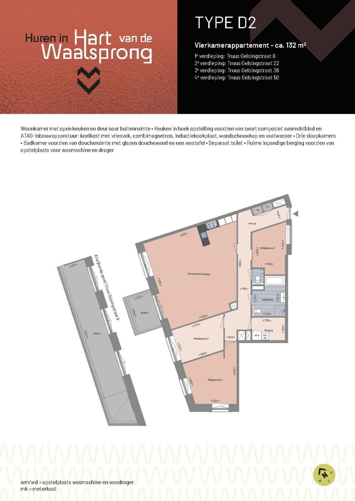 appartement Truus Gelsingstraat Lent - Afbeelding 2