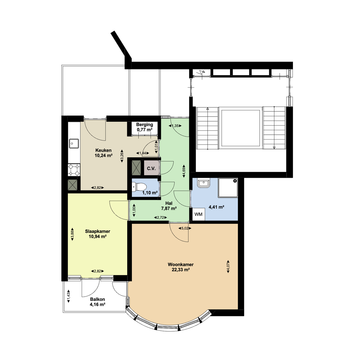 appartement Van Noordtkade Amsterdam - Afbeelding 2