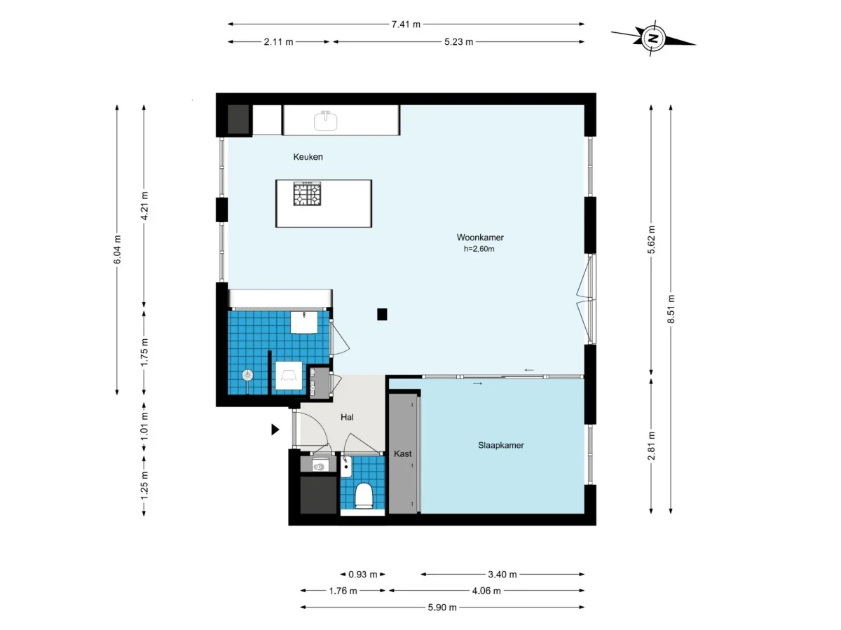 appartement Vierwindenstraat Amsterdam - Afbeelding 5