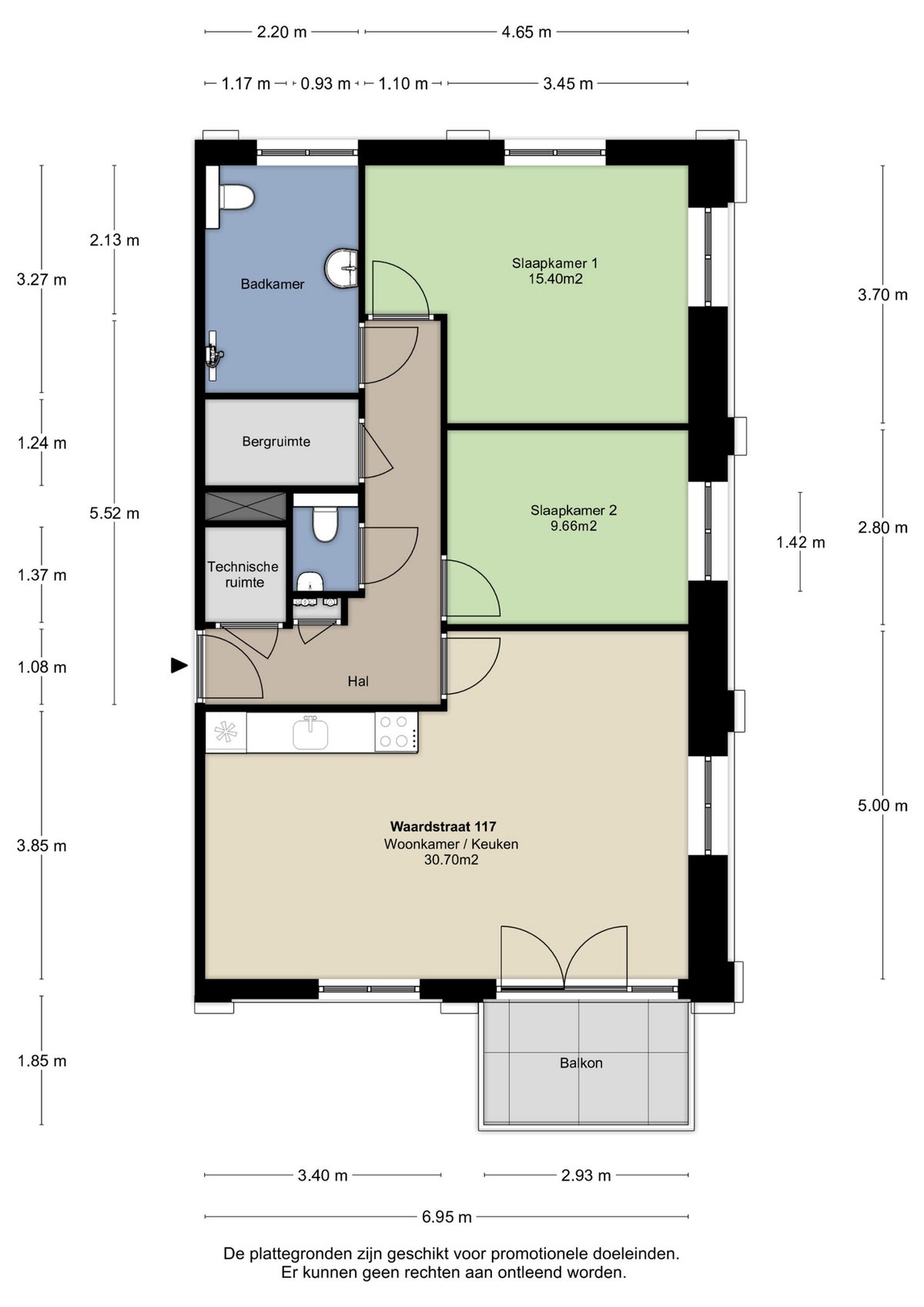 appartement Waardstraat Helmond - Afbeelding 2