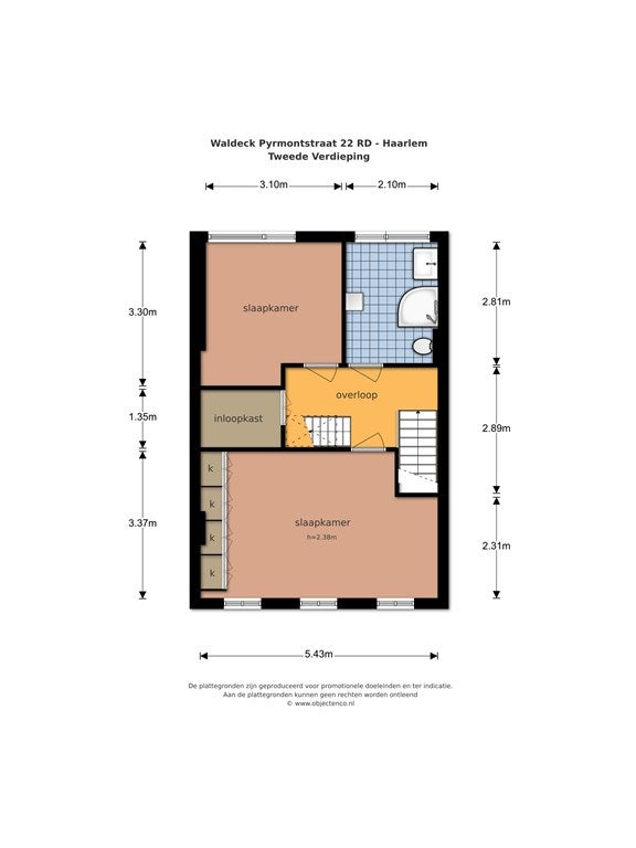 appartement Waldeck Pyrmontstraat Haarlem - Afbeelding 2