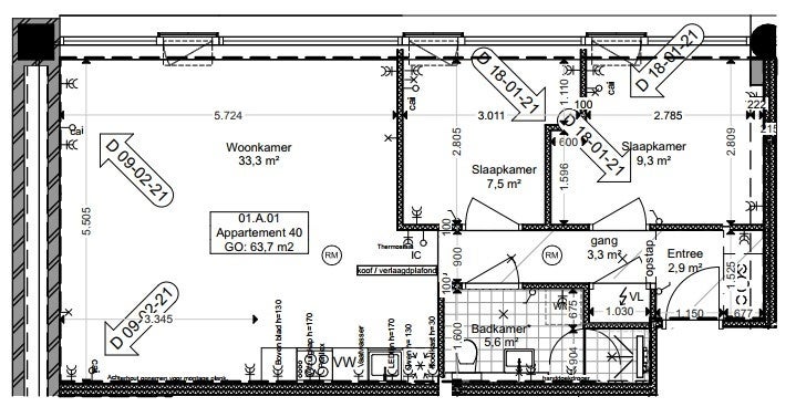 appartement Westzeedijk Rotterdam - Afbeelding 2