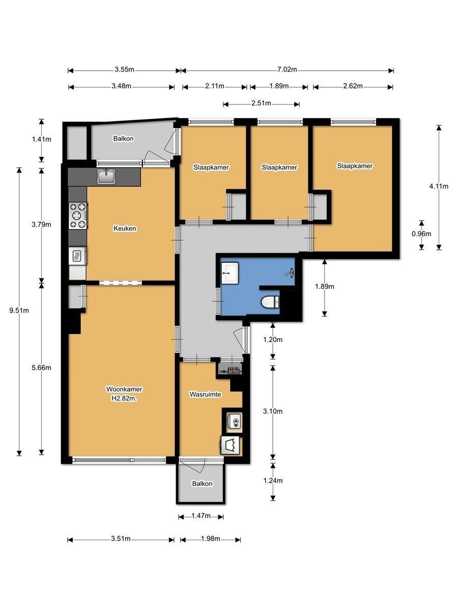 appartement Woudenbergstraat Den Haag - Afbeelding 4