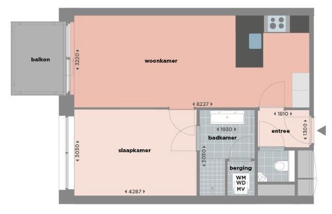 appartement mt. Lincolnweg Amsterdam - Afbeelding 3