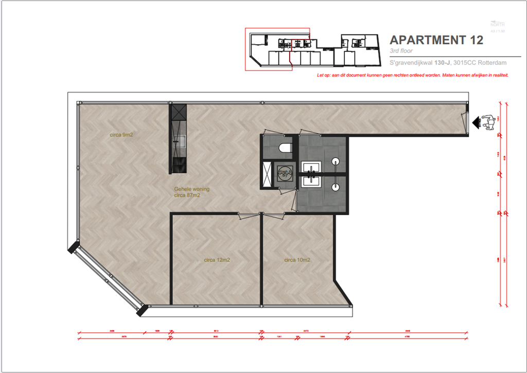 appartement 's-Gravendijkwal Rotterdam - Afbeelding 5
