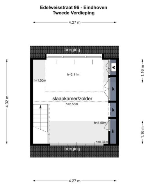 huis Edelweisstraat Eindhoven - Afbeelding 4