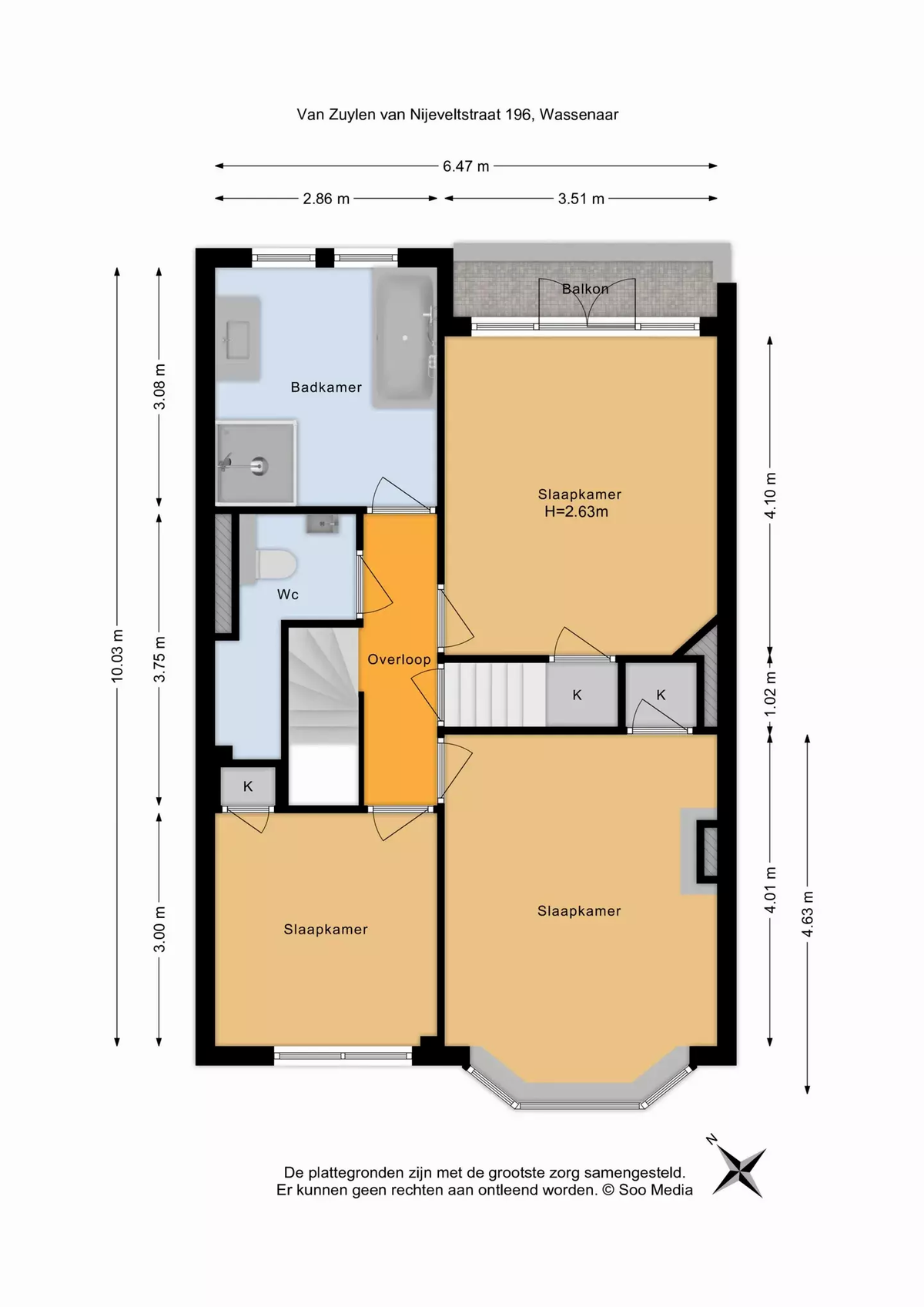 huis Van Zuylen van Nijeveltstraat Wassenaar - Afbeelding 3